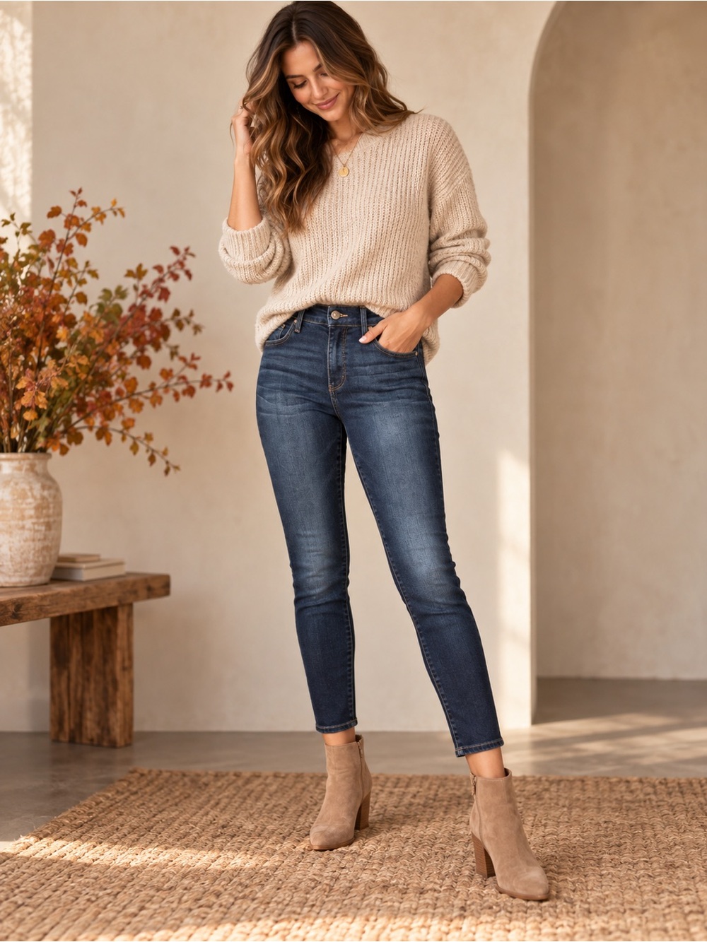 Pistola Dark Wash Skinny Ankle Jeans Women’s 26 Stretch Denim